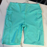 Athletic Biker Shorts w/ Pocket
