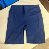 Plus Athletic Biker Shorts w/ Pockets