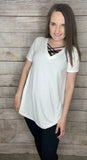 Plain Vneck Tee